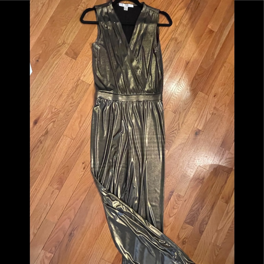 Boston Proper Gold Jumpsuit